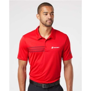Mens Adidas 3 Stripe Polo