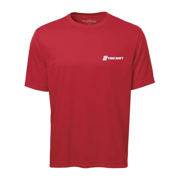 Mens Performance Shop Tee with Small Logo