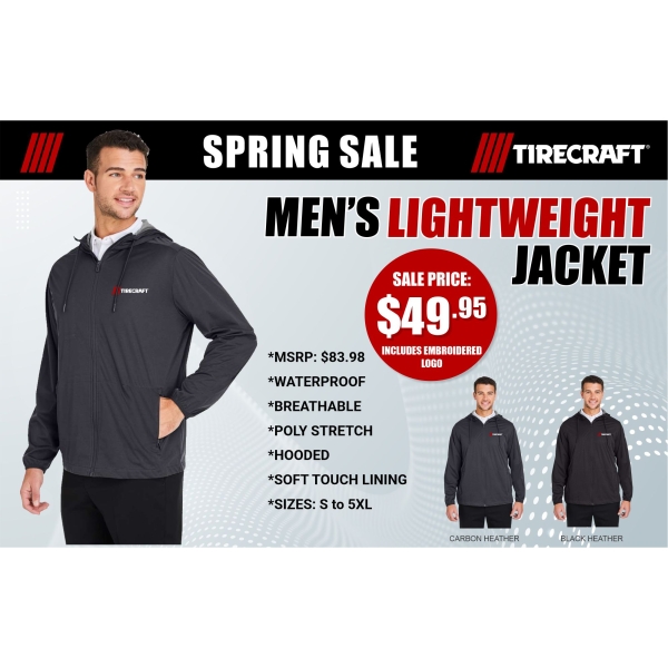 Men's Lightweight Waterproof Jacket