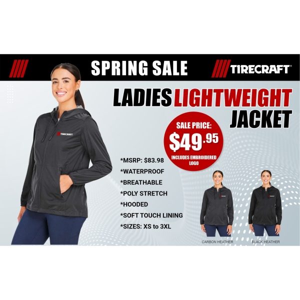 Ladies Lightweight Waterproof Jacket