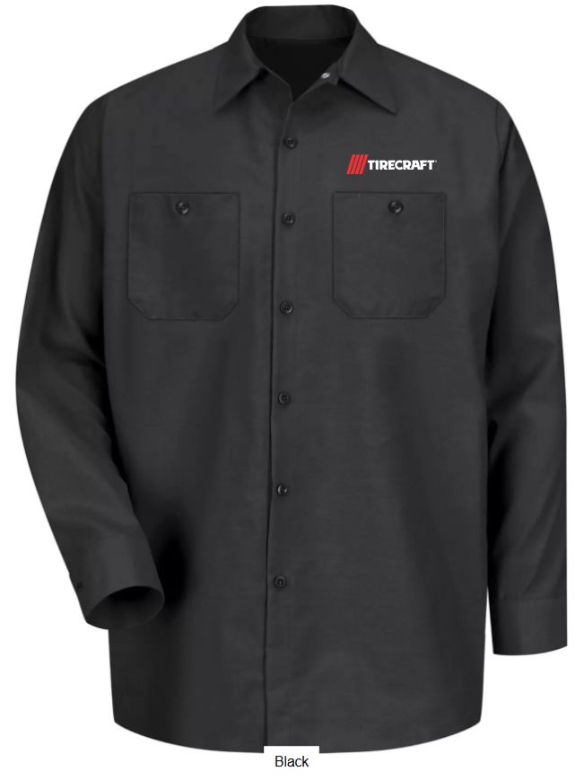 Mens Red Kap Industrial LS Work Shirt - Image 5
