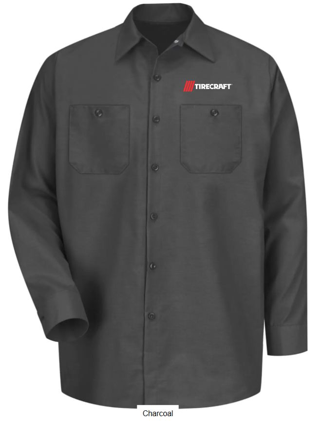 Mens Red Kap Industrial LS Work Shirt - Image 3