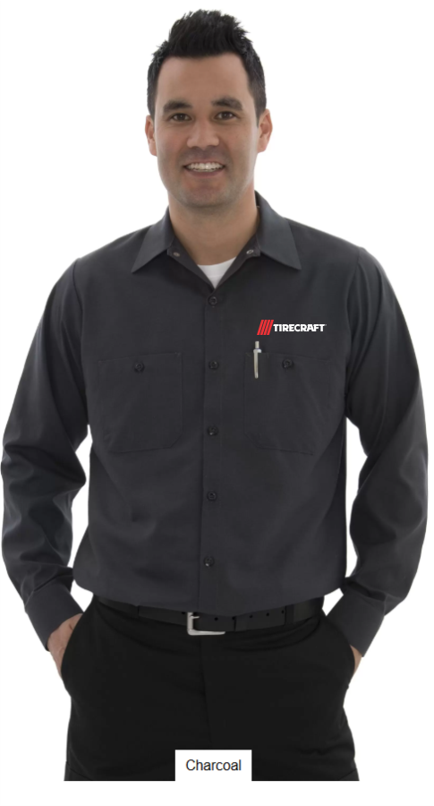 Mens Red Kap Industrial LS Work Shirt