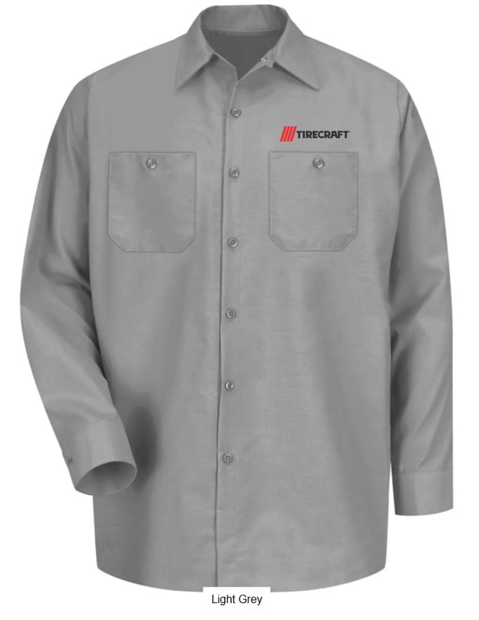 Mens Red Kap Industrial LS Work Shirt - Image 4
