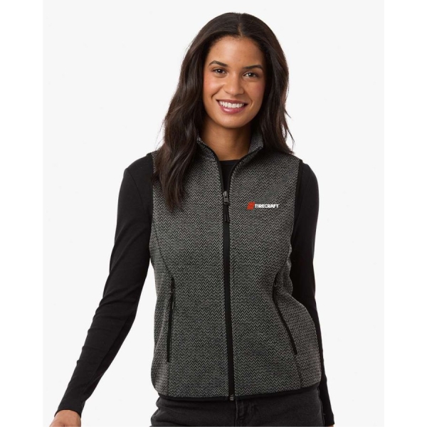 Ladies Jasper Jacquard Vest - Image 3