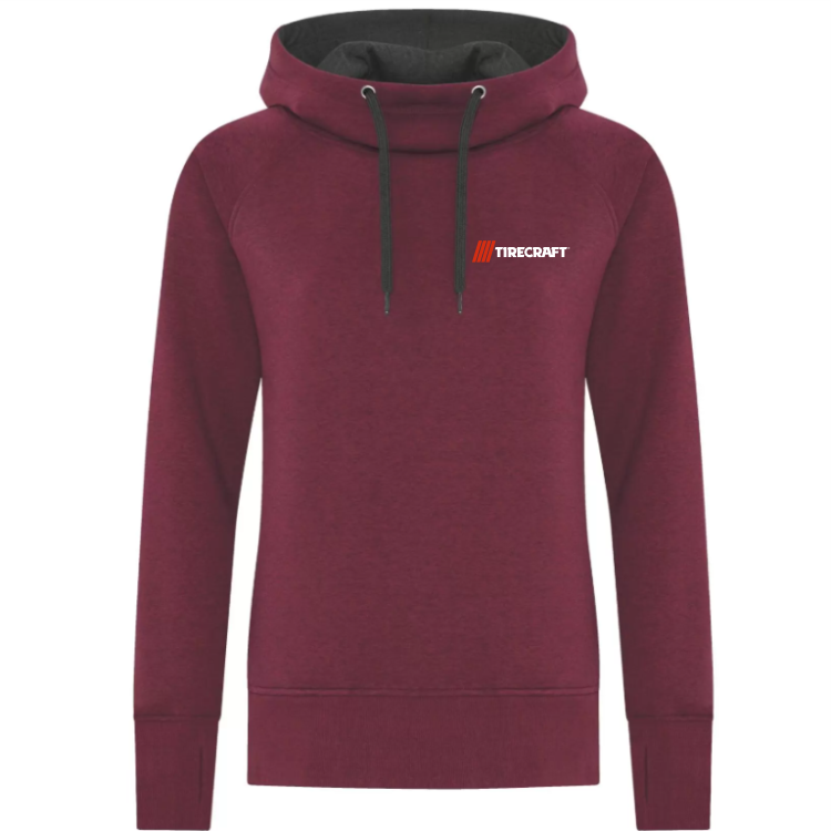 Ladies ESActive Vintage Hoodie - Image 3