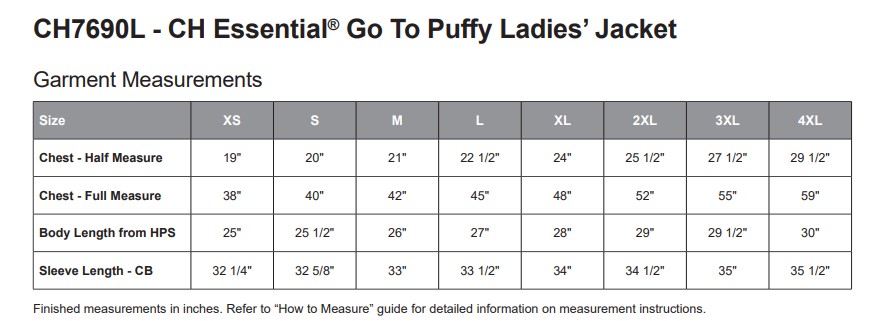 Ladies Go to Puffy Vest - CH Essentials - Image 2